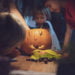 carving a pumpkin face